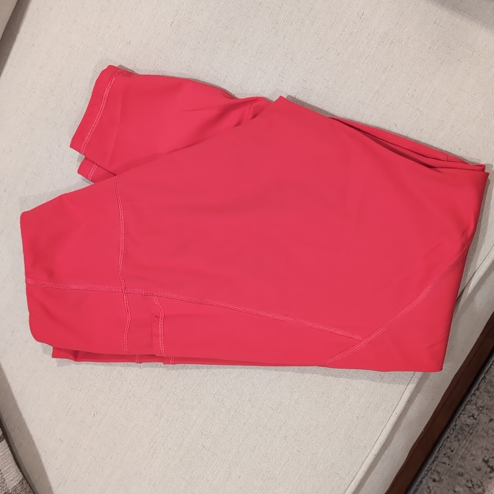 Old Navy Active Legging Elevate Go Dry Solid Coral Large